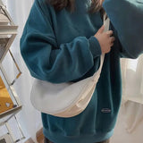 Nylon Messenger Bag Women's Dumpling Lightweight Shoulder Canvas Bag