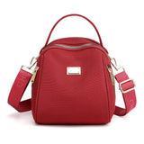 Nylon Mini Backpack Ladies Shell Messenger Bag Light Shoulder Bag Women