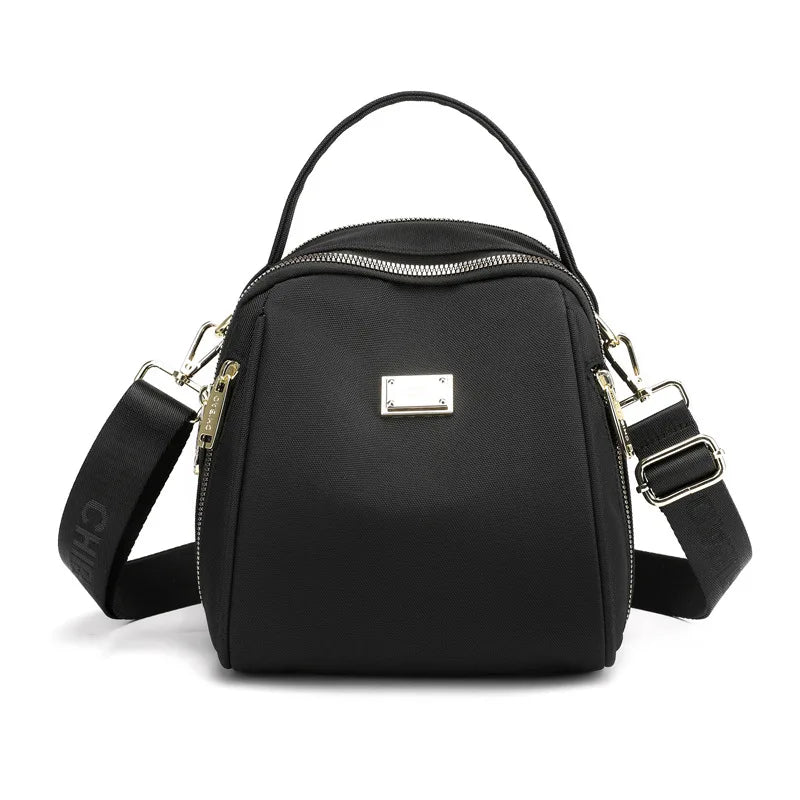 Nylon Mini Backpack Ladies Shell Messenger Bag Light Shoulder Bag Women