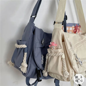 Nylon Multi-function Bag Women's Casual Messenger Bag Large Capacity
