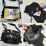 Nylon Multi-function Bag Women's Casual Messenger Bag Large Capacity