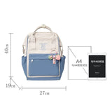 Nylon Backpack for Teens School Travel Bag