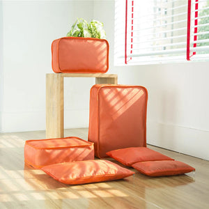 6-Piece Nylon Packing Cube Travel Bag Set, Large Capacity, Unisex