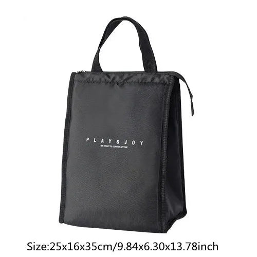 Nylon Portable Lunch Picnic Storage Bag Insulation Food Organizer