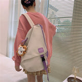 Nylon School Bags Teenage Girls Large Capacity Laptop Backpacks