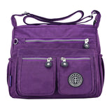 Women's Waterproof Nylon Shoulder Bag Crossbody Handbag