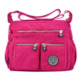 Women's Waterproof Nylon Shoulder Bag Crossbody Handbag