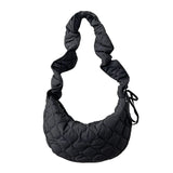 Vintage Nylon Shoulder Bag Small Crossbody Handbag