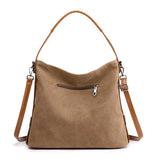 Waterproof Nylon Shoulder Bag Women Large Capacity Crossbody Tote Travel Handbag