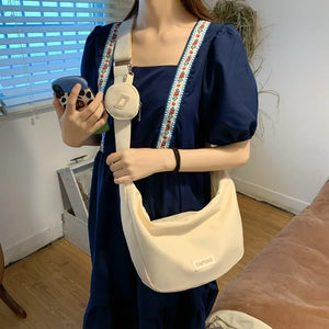 Nylon Shoulder Bags Female Crossbody Student Bag Large Capacity Women Bag