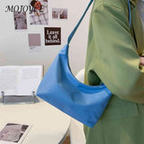 Women's Nylon Shoulder Bag Small Messenger Zipper Pouch