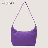 Women's Nylon Shoulder Bag Small Messenger Zipper Pouch