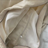 Nylon Shoulder Strap Knotted Retro Large-capacity Woman Shopping Dumpling Bag