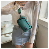 Nylon Small Crossbody Bag for Women Mini Female Shoulder Phone Bag