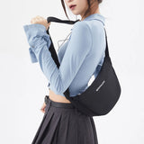 Nylon Solid Women's Shoulder Bag Lightweight Crossbody Tote