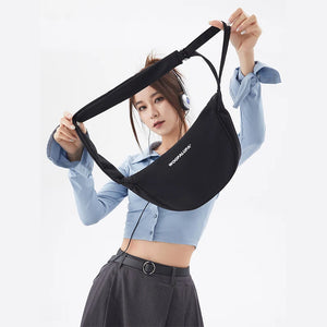 Nylon Solid Women's Shoulder Bag Lightweight Crossbody Tote