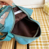Nylon Square Shoulder Bags Crossbody Handbag for Teenage