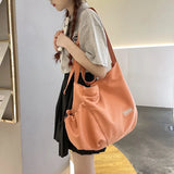 Nylon Tote Bag Shopper Bag Women Handbags Girls Casual Solid Large Capacity