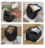 Nylon Totes Bags for Women Casual Wild Ladies Handbags Solid Men Shoulder Bag