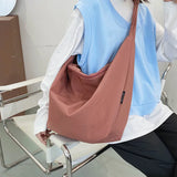Nylon Totes Bags for Women Casual Wild Ladies Handbags Solid Men Shoulder Bag