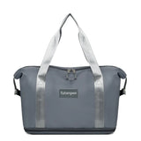 Nylon Travel Bag Messenger Shoulder Bag Wet Dry Separation Women