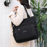 Nylon Travel Handbag Women Shoulder Bag Large Capacity Tote
