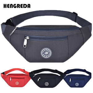 Colorful Nylon Waist Bag Travel Purse Phone Pouch Pocket