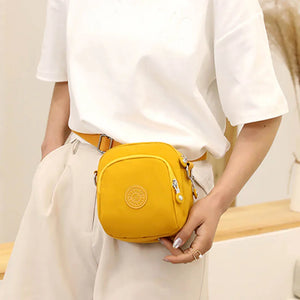 Nylon Waist Bag Printing Mini Crossbody Bags Woman Waist pack