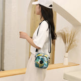 Nylon Waist Bag Printing Mini Crossbody Bags Woman Waist pack