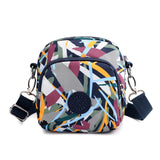 Nylon Waist Bag Printing Mini Crossbody Bags Woman Waist pack