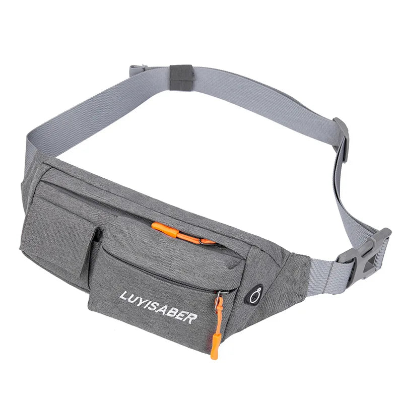 Anti-theft Nylon Waist Bag Multifunction Crossbody Bag