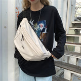 Harajuku Hip Hop Nylon Waist Bag Fanny Pack