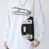 Nylon Waist Bag Street Woman Shoulder Crossbody Chest Bags Hip hop Belt Bag