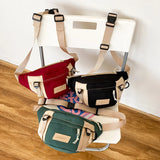 Nylon Waist Bag Street Woman Shoulder Crossbody Chest Bags Hip hop Belt Bag