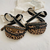 Stripes Shoulder Bag Casual Chest Pack High Woman Waist Belt Bag