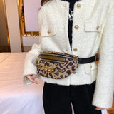 Stripes Shoulder Bag Casual Chest Pack High Woman Waist Belt Bag