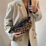 Stripes Shoulder Bag Casual Chest Pack High Woman Waist Belt Bag