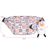 Women's Nylon Waist Bag Cartoon Fanny Pack Casual Belt Bags