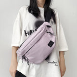Women's Hip Hop Waist Bag Large Capacity Phone Chest Pack