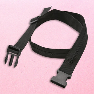 Nylon Waist Money Belt Secret Security Zip Pocket Fanny Pack