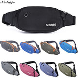 Nylon Waist Pack Sports Fanny Pack Hip Money Belt Mobile Phone Bag