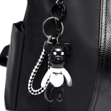 Nylon Waterproof Backpack Women Soft Leather Mochila Femenina