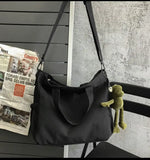 Waterproof Nylon Canvas Handbag Crossbody Bag for Women Men