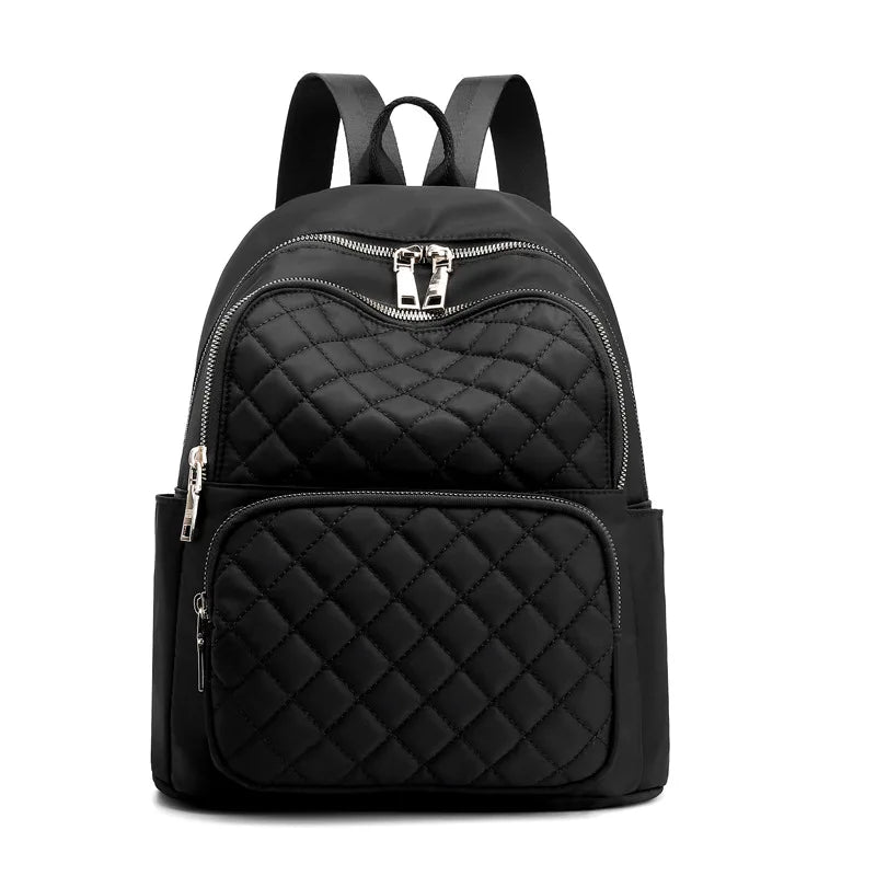 Nylon Waterproof Casual Travel Bagpack School Backpack for Teenage Girls