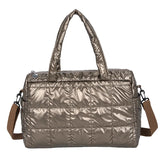 Waterproof Nylon Bucket Crossbody Bag for Women