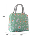 Nylon Insulated Lunch Bags Portable Zipper Cooler for Picnic Travel