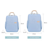 Waterproof Nylon Laptop Backpack for Teen Girls Ladies Travel Shoulder Bag