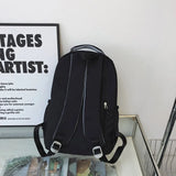 Nylon Waterproof Women Backpack Laptop Backpacks Large Capacity Student School B