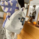 Nylon Waterproof Women Backpack Large Capacity School Bag For Girls