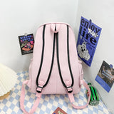 Nylon Waterproof Women Backpack Japanese School Bag For Girls